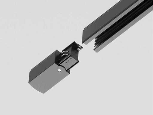 Alimentation noire 24 x Intec 3-phasé pour la connexion de rails de tension
