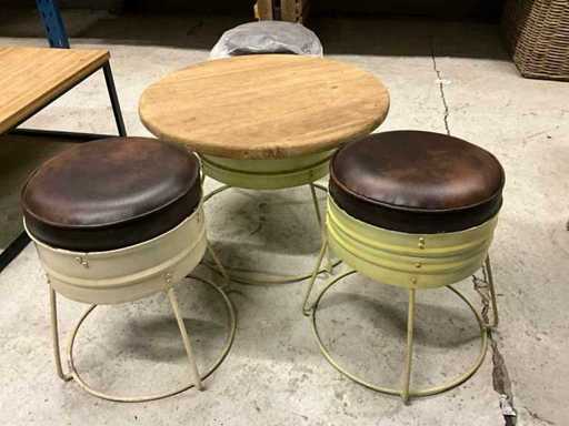 Salontafel en zitjes