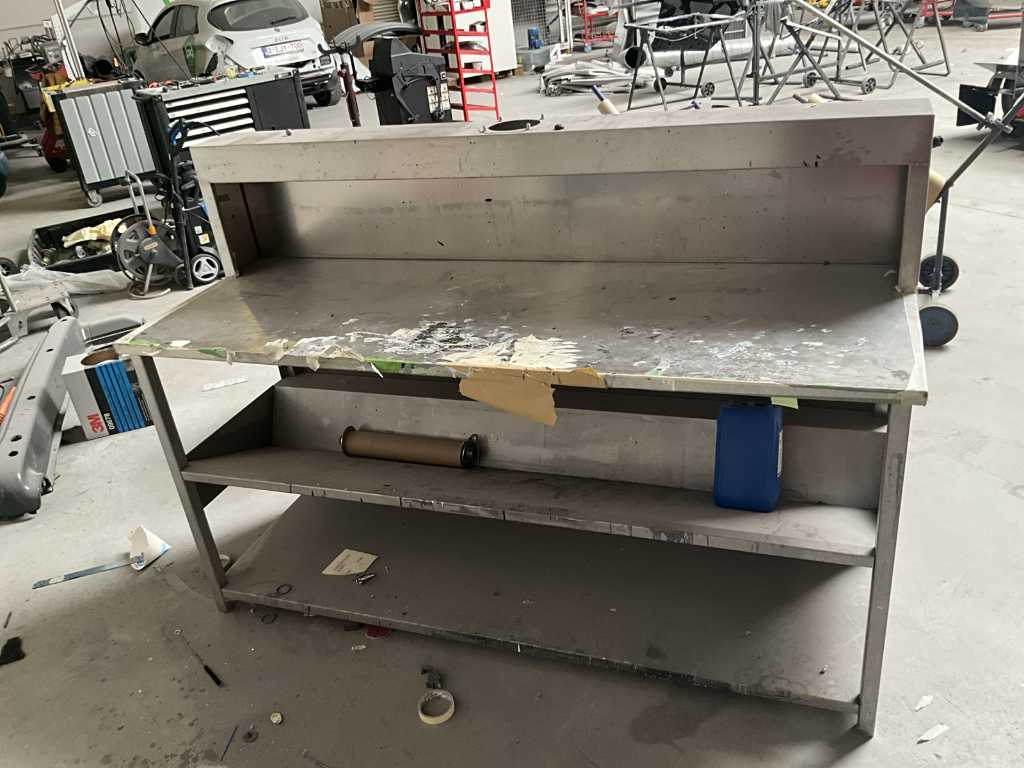 Stainless steel workbench