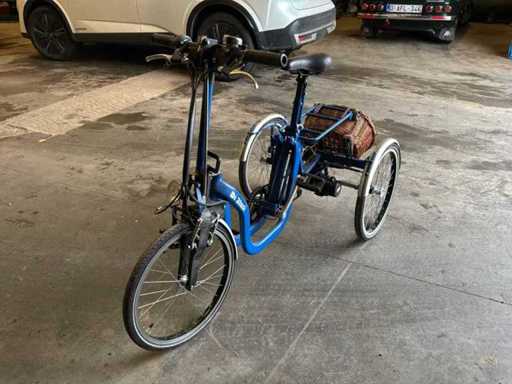 Di blasi Vélo tricycle pliant avec assistance électrique