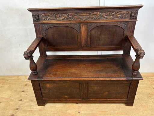 Banco valvole autentico largo 1,17 metri