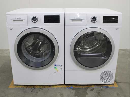 Bosch Serie|6 EcoSIlence Drive Wasmachine & Bosch Serie|6 SelfCleaning Condenser Wasdroger