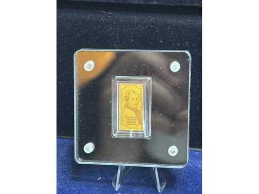 1000 anni dell'Austria | Battaglia di Marchfeld 1278 | 1/500oz oro 999 fine