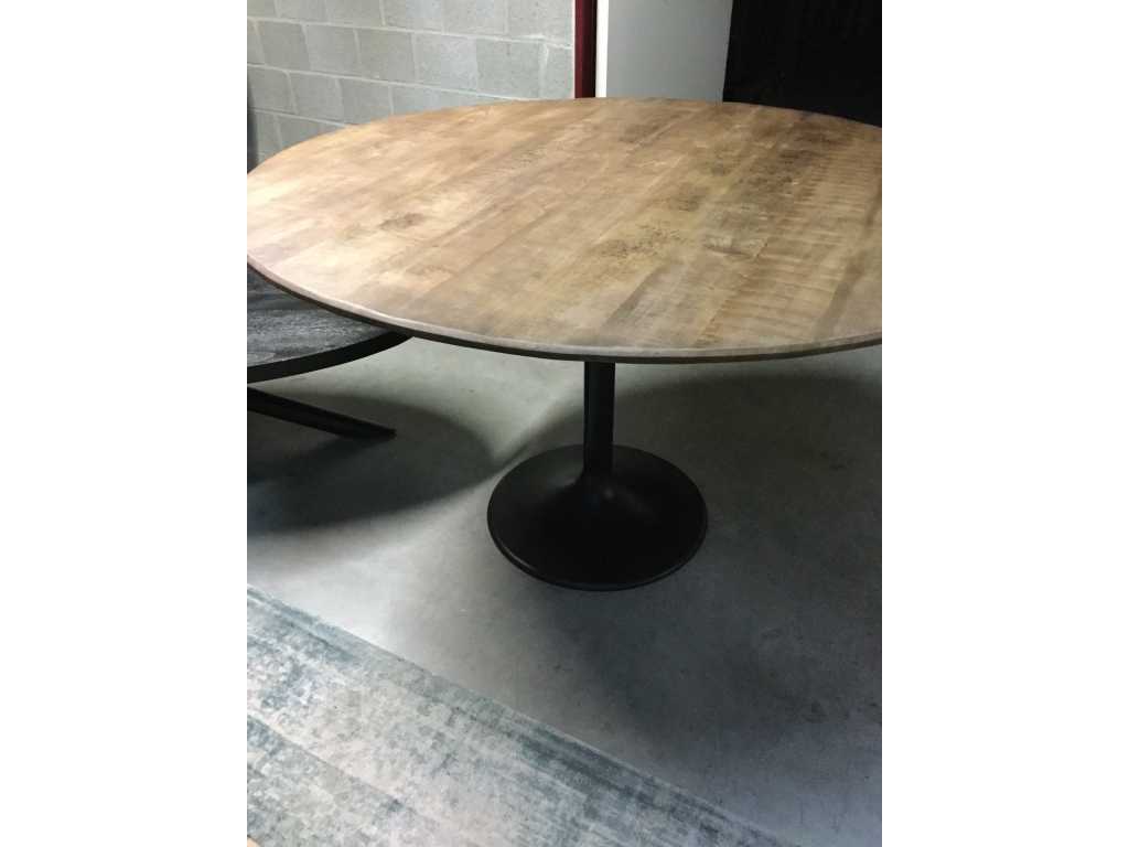 1 x Table ronde 150 marron