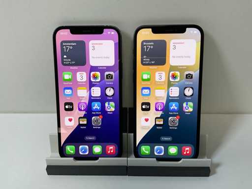 Apple iPhone 12 - 64GB - Nero (2x)