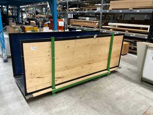 Maniglia da imballaggio da 3,00 m per 25 pezzi Piastre Gilnhammer da 3,00 m, lati e assi inferiori a tre strati