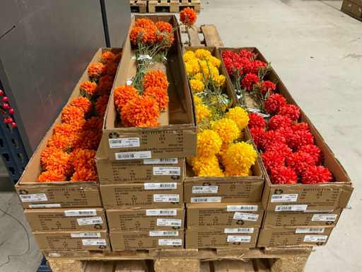 Emerald Tagetes Artificial Flowers