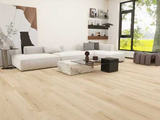Sol vinyle uniclique hype Amérique du Nord avec sous-couche de 102,12 m2