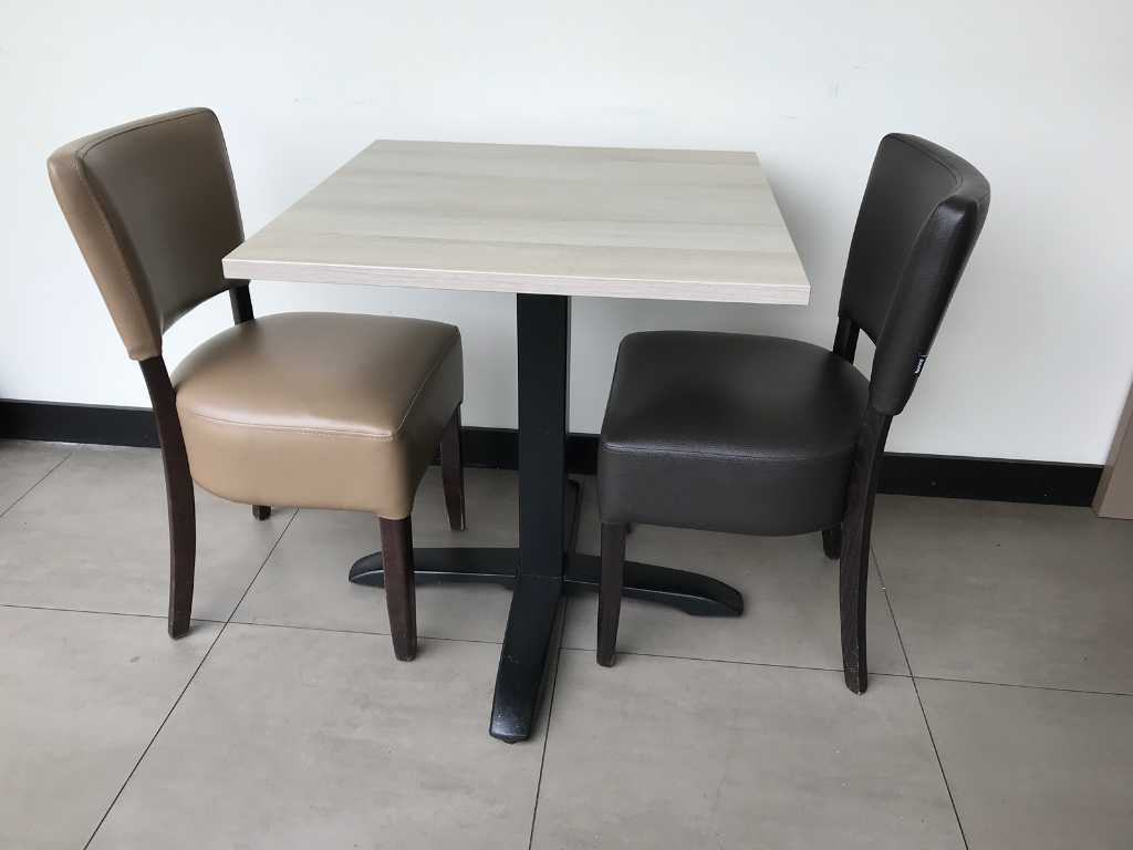Homint - Table avec chaises - Tables de restaurant