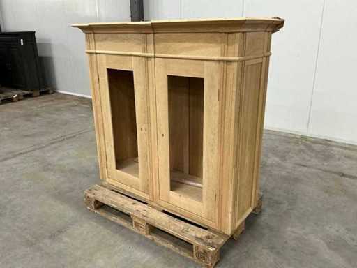 Dębowa szafka ścienna 127,5x139,5x50cm