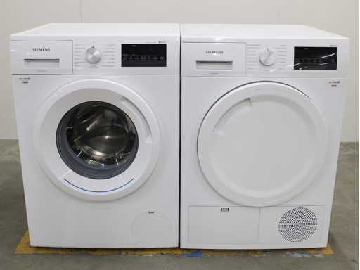 Siemens iQ300 iSensoric aquaStop iQdrive Waschmaschine & Siemens iQ300 iSensoric Dryer