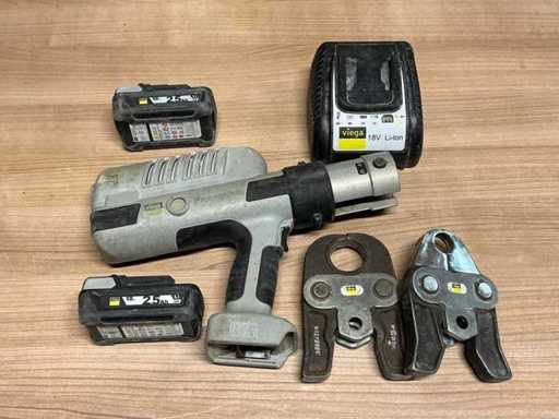 Szczypce prasowe Viega pressgun 5 baterii 2018