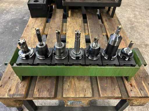 Milling machine tools (7x)