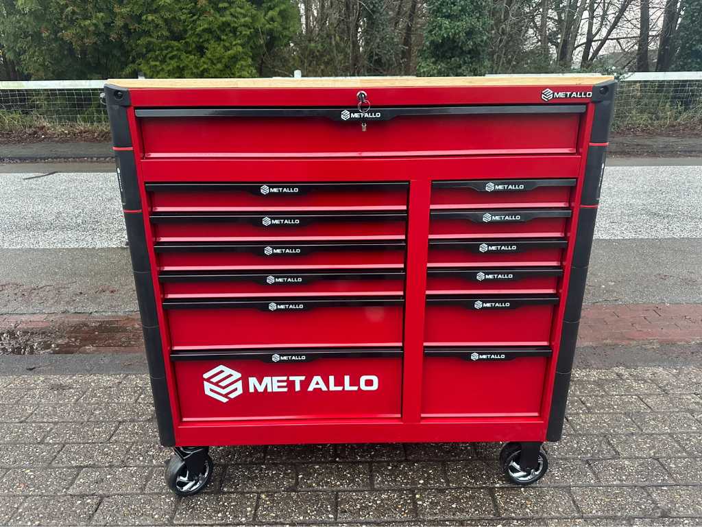 2024 Metallo 13 drawers 10 filled Tool trolley