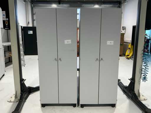 PALMBERG Hinged Door Cabinet without Contents (3x)