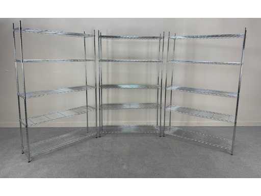 Îlot de cuisine modulaire - Étagères d’archives (3x)