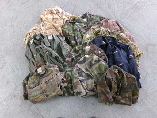 Field jacket / field blouse mix, partly defective (R18) (50x)