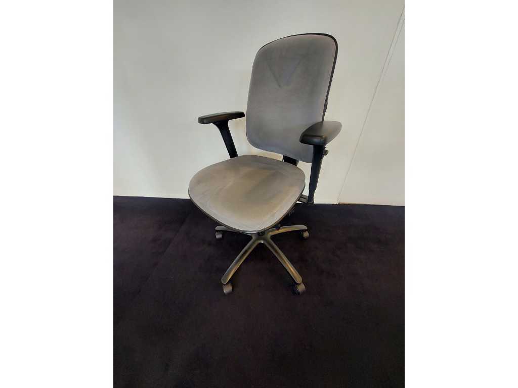 10 x Höganäs Ergonomic swivel chair light grey