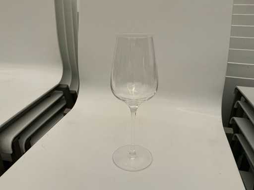 Lot of red wine glasses