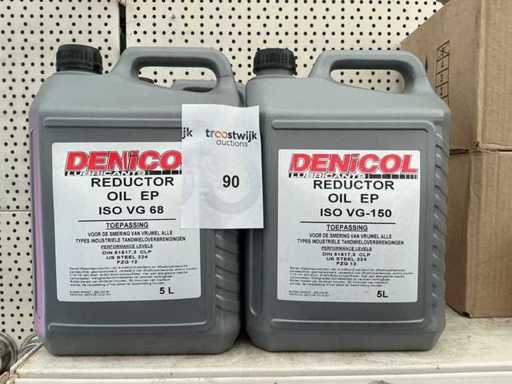 Denicol inhoud 5 liter ISO VG 68 Reductor olie EP Smeermiddel (3x)