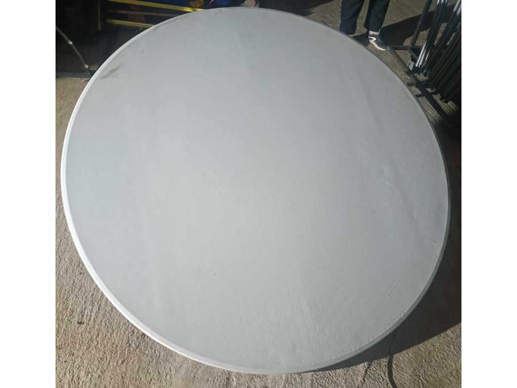 PVC ronde tafel 180cm (5 st) (5x)