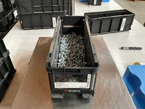 Würth 5.84kg Low button head screw M6x20 in stackable container