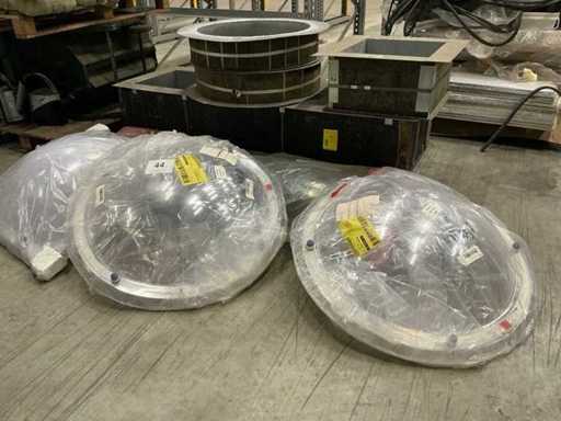 Dakkoepels en dakopening opstand (8x)