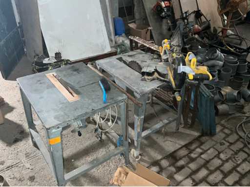 Masă cu fierăstrău (3x)