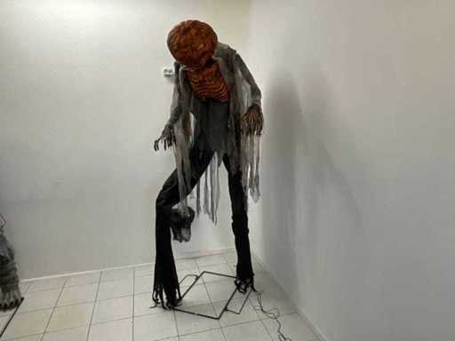 Inferno di zucca animatronica di Halloween