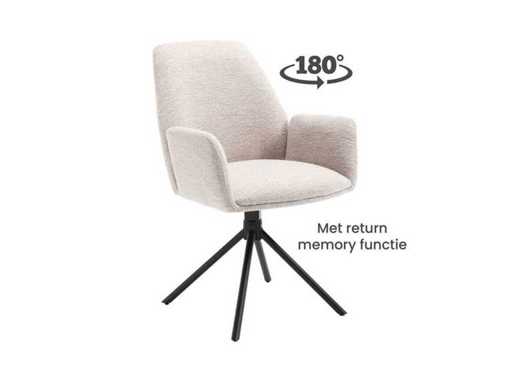 Dng Chair ( 8x ) donna in touch ivory  360 autoreturninig