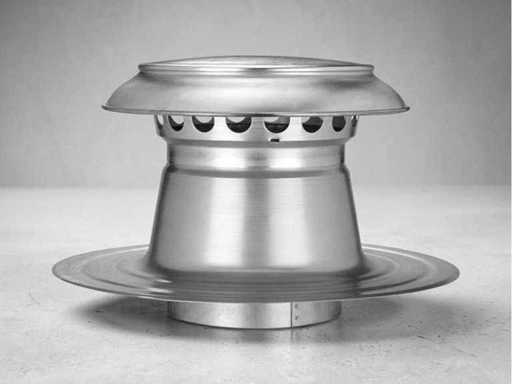 Burgerhout Vent-Alu 2000 aluminium dakontluchting dubbelwandig