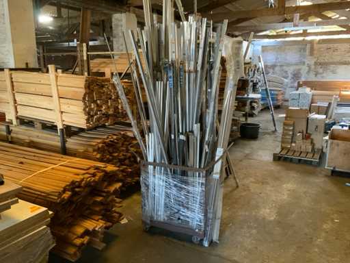 Ensemble de rails de fête, tringle à rideau et divers