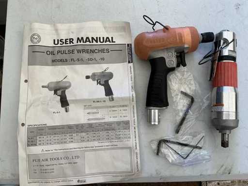 Fuji FL-5D-10 + FL4SD-10 Pneumatyczny klucz udarowy (2x)