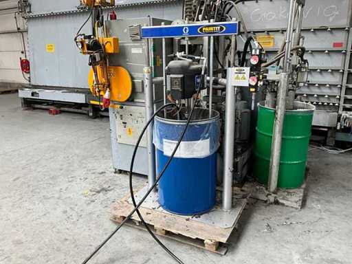 Instalarea de lipire și dozare Graco C63