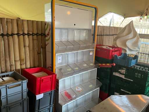 Display cabinet for sweets