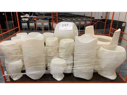 VONDOM VERGES SLIDE - Ghiveci, pufs și formă (14x)