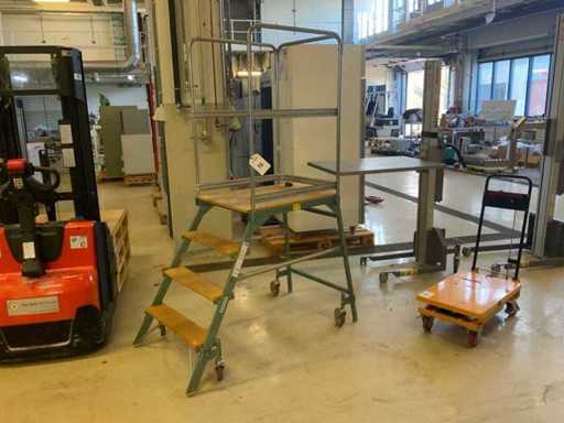 Haca Leitern ZH 1/367 UW Mobile warehouse ladder