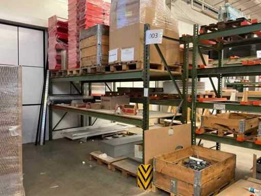 Heavy-duty shelf, with contents