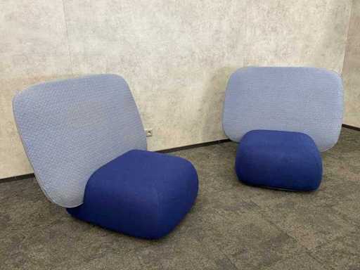 2x Softline Halo - design fauteuil