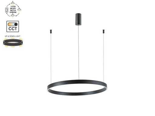 Lampe pendante Duora 80cm 50W LED CCT 3 couleurs et 3 étapes de gradation (1x)