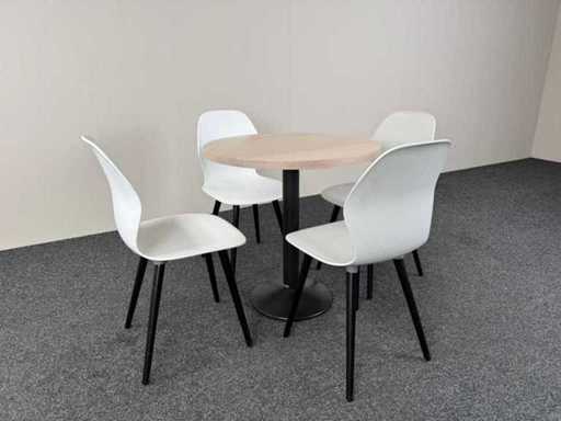 SEDUS / DE AREND - tafel + 4 stoelen - Vergaderset