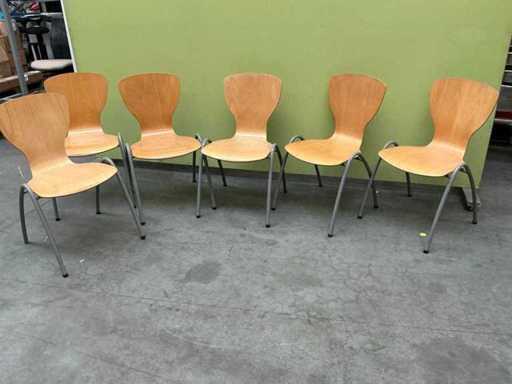 Kantinestoel (6x)