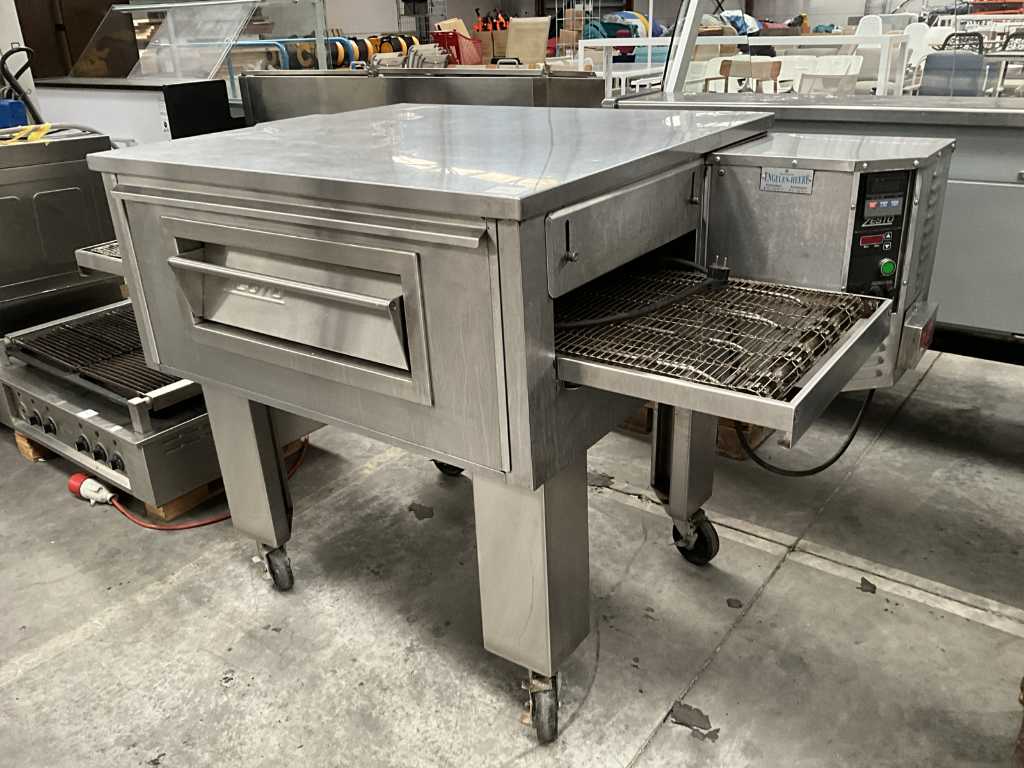 Mobile stainless steel conveyor oven ZESTO CG4018