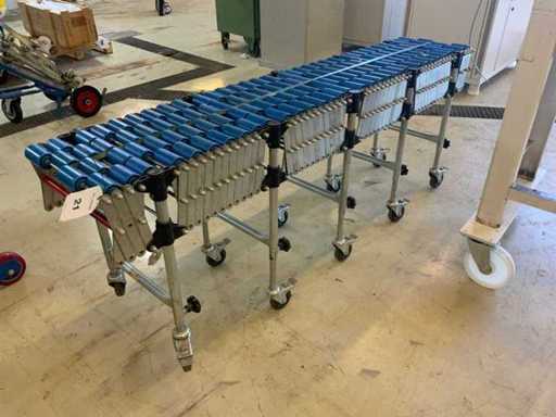 1998 Gura 1200 425 2KUX Harmonica roller conveyor