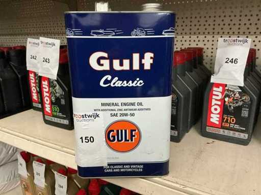 Castrol GTX, capacità 5 litri, Minimal Motor Oil Classic SAE 20W-50