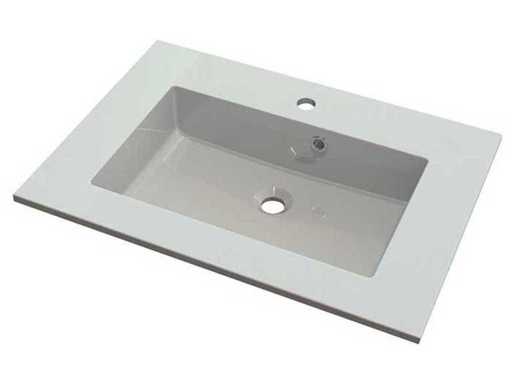 Van Marcke - Don - Tablette intégrée avec 1 évier - Bassin