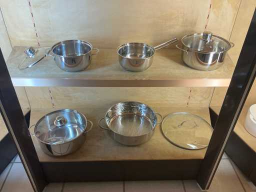 Kookpotset met sauteuse (5x)