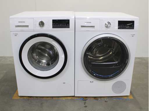 Siemens iQ300 iSensoric aquaStop iQdrive extraClass Waschmaschine & Siemens iQ300 iSensoric Trockner