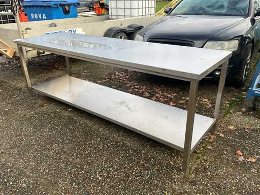 Edelstahl-Arbeitstisch