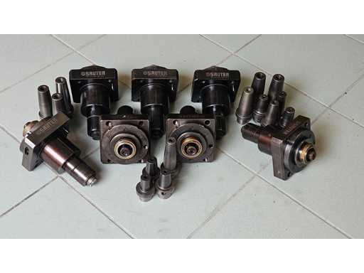 Sauter - Napędzane narzędzia do tokarki + oprawki narzędziowe HSK40